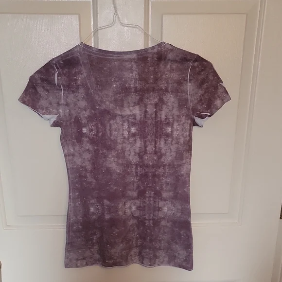 Mudd Purple Graphic T-Shirt Dress - Picture 5 of 7